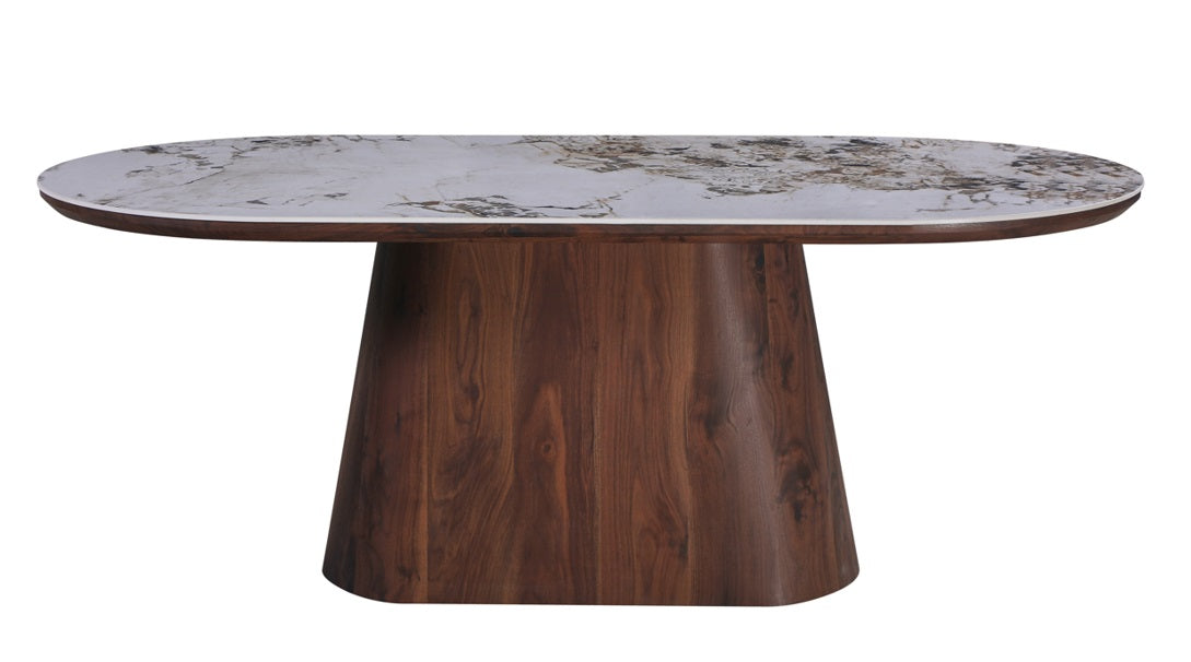 Mesa de jantar oval zen 200x100 