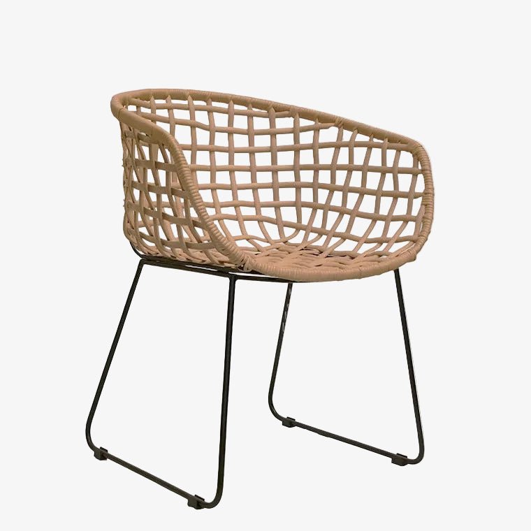 Pack 4 Silla Ratán acero Wilson - Vintahome