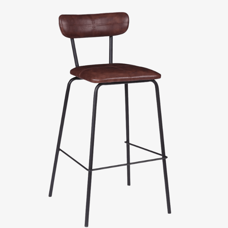 Pack 4 Taburetes de bar vintage Drisan - Vintahome