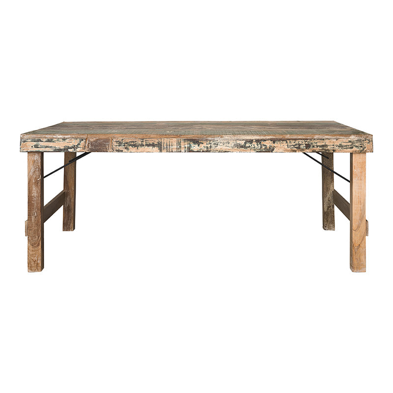 Mesa de Comedor Plegable de Madera de Mango Yuny