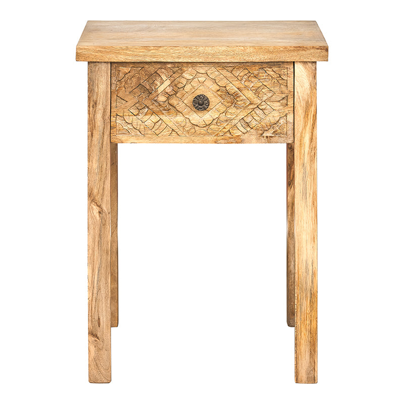 Table de chevet vintage en bois Colon