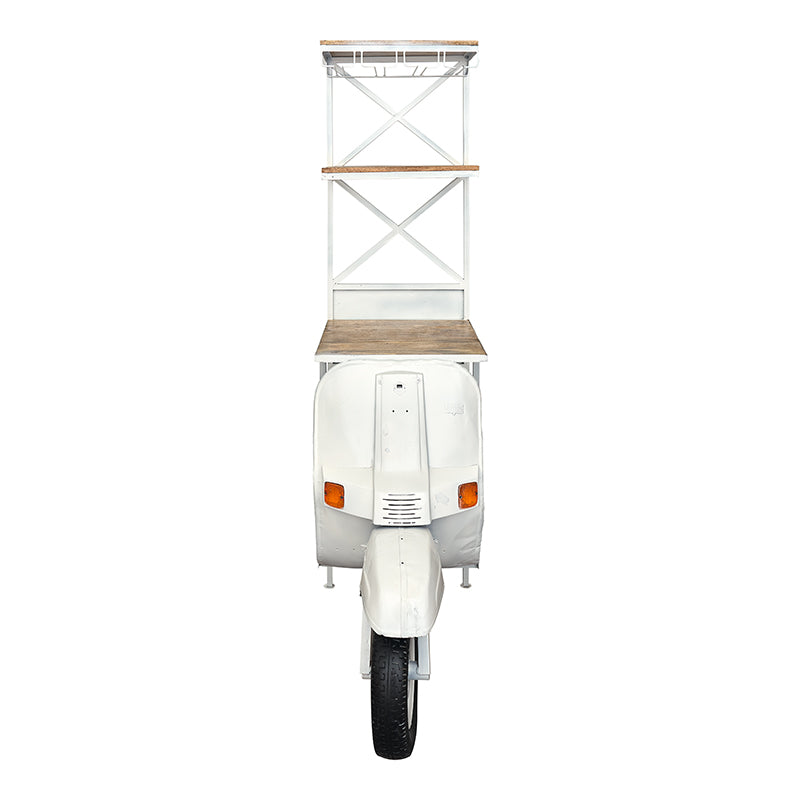Estantería botellero  Scooter blanca