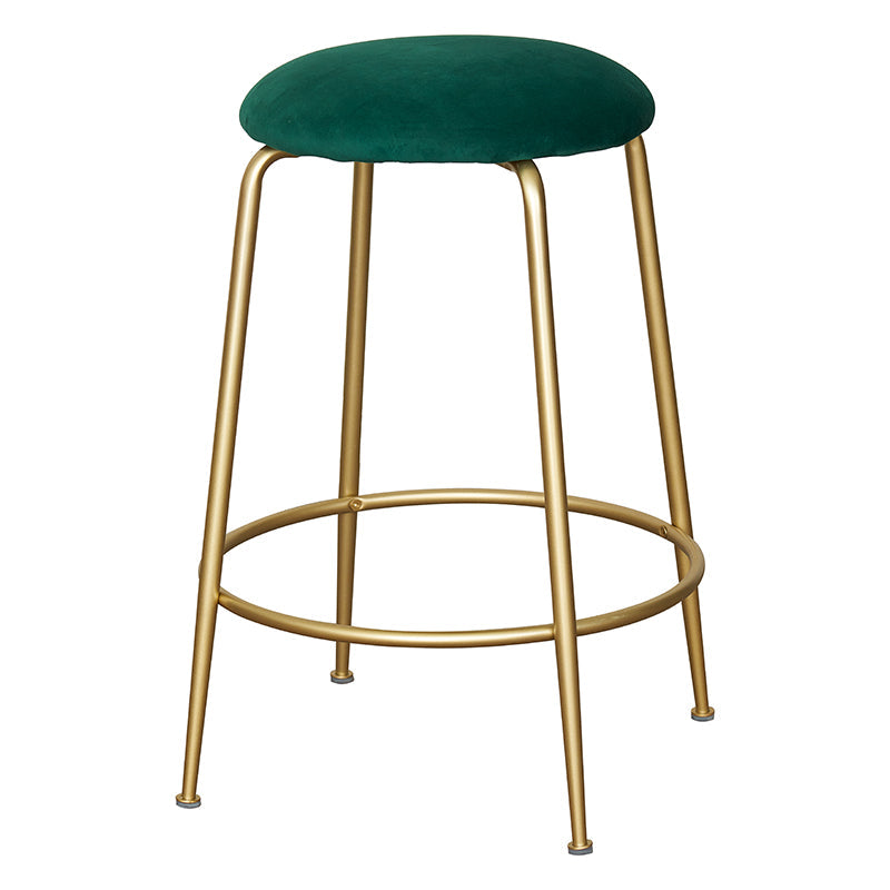 Tabouret design doré 65 Eloisse Vert