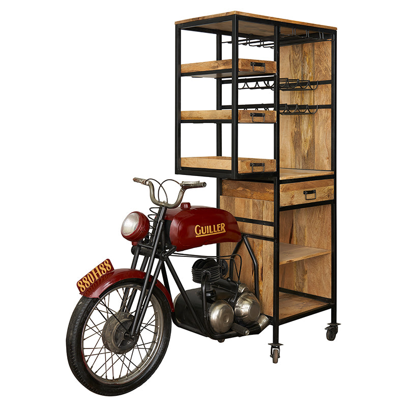 Estantería Botellero Moto Vintage Road