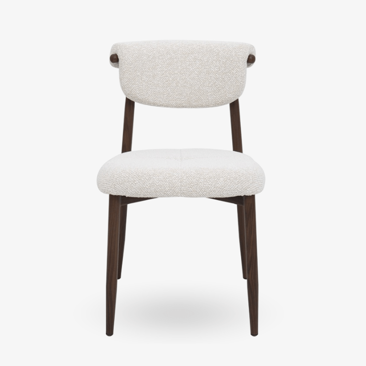 Silla de comedor escandinava Lagem nogal - Vintahome