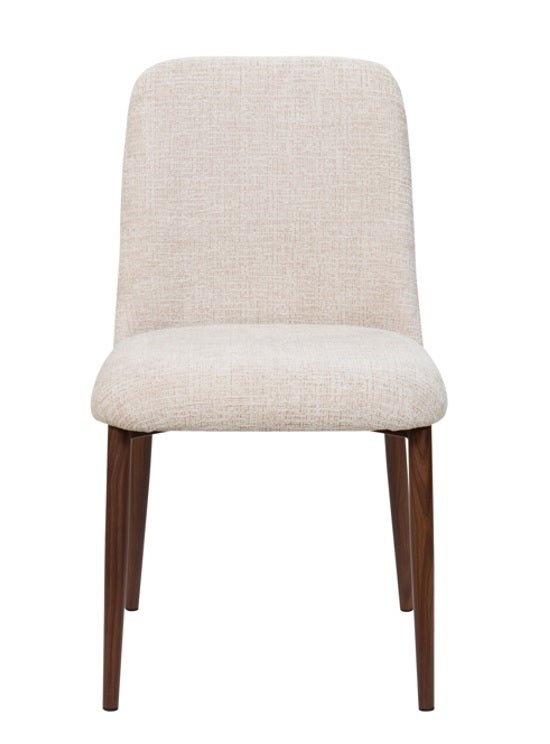 Pack 2 Silla de comedor nórdica Toulouse beige