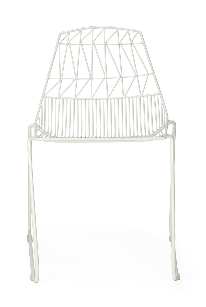 Silla de Terraza apilable Lyon Blanca