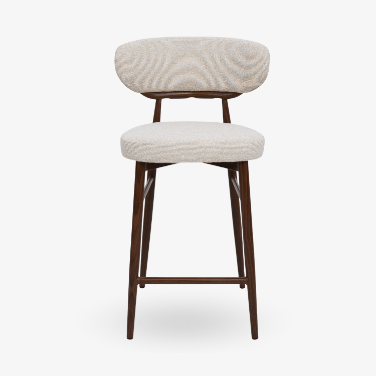 Taburete de cocina Scandiwood nogal - Vintahome