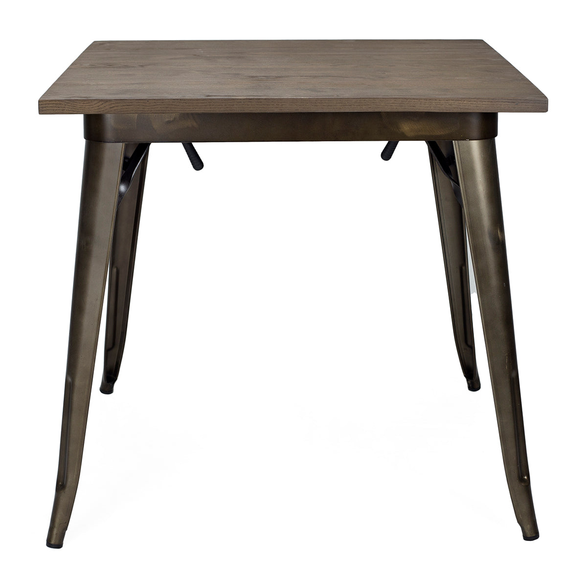 Mesa de comedor industrial 80x80 Tolux Plegable