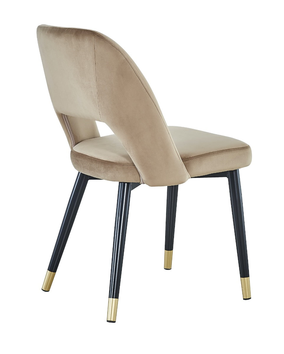 Silla de comedor Zaima beige