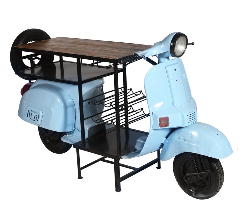 Comptoir de bar porte-bouteilles pour scooter