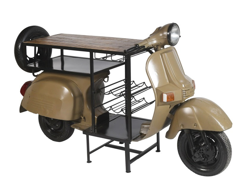 Comptoir de bar porte-bouteilles pour scooter